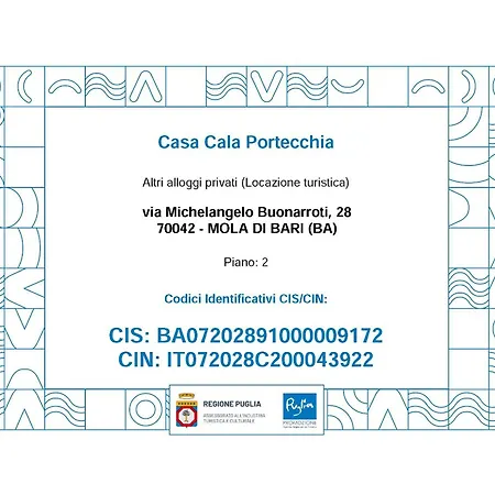 Casa Cala Portecchia Apartment Mola di Bari